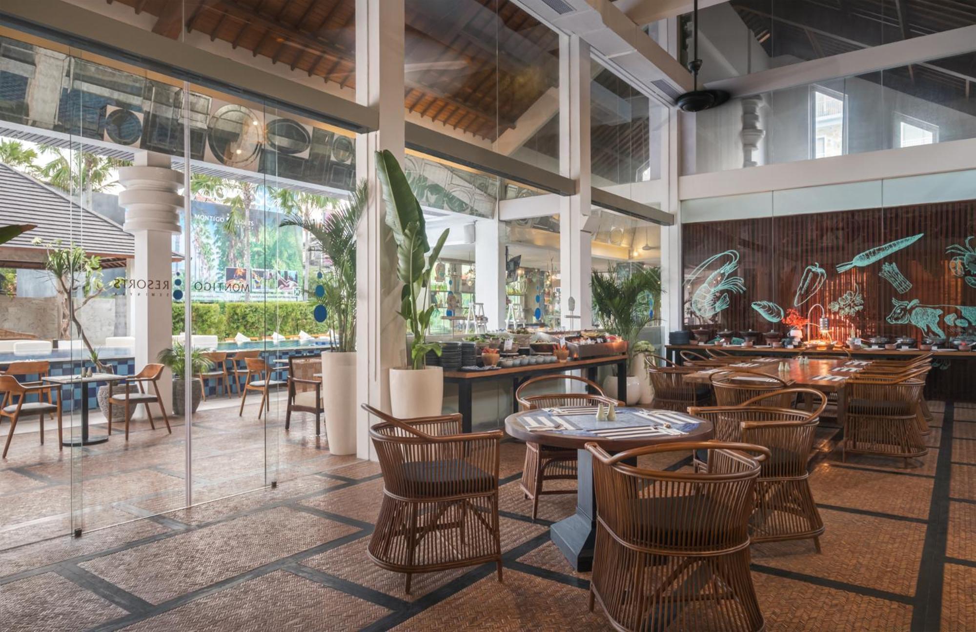 Montigo Resorts Seminyak Exterior foto The interior of the restaurant